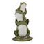 Honeybloom Stacked Frogs Outdoor Garden Statue, 11"