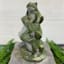 Honeybloom Stacked Frogs Outdoor Garden Statue, 11"