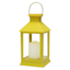 Yellow Outdoor Solar Lantern, 9"