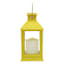 Yellow Outdoor Solar Lantern, 9"