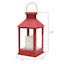 Red Solar Outdoor Lantern, 9"