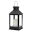 Black Outdoor Solar Lantern, 9"