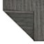 (E498) Crosby St. Textured Charcoal Outdoor Area Rug, 5x7