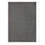 (E498) Crosby St. Textured Charcoal Outdoor Area Rug, 5x7
