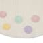 Tiny Dreamers Multicolor Polka Dot Washable Tufted Accent Rug, 3'