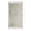 Grey Knit with Fringe Washable Accent Rug, 2x4