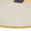 Tiny Dreamers Bee Round Washable Accent Rug, 3'