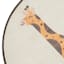 Tiny Dreamers Giraffe Round Washable Accent Rug, 3'