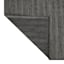 (E498) Crosby St. Textured Charcoal Outdoor Area Rug, 8x10