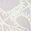 Ty Pennington Tan Starfish Embroidered Lumbar Outdoor Throw Pillow, 14x20