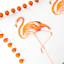 Flamingo Summer Squad Lumbar Outdoor Throw Pillow, 13x18