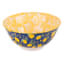 Navy & Yellow Lemon Print Bowl, 4.5"