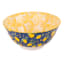 Navy & Yellow Lemon Print Bowl, 6"