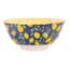 Navy & Yellow Lemon Print Bowl, 6"