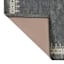Bistro Charcoal Border Gelback Washable Kitchen Runner, 2x5