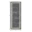 Bistro Charcoal Border Gelback Washable Kitchen Runner, 2x5