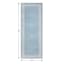 Bistro Light Blue Washable Kitchen Runner with Gelback, 2x5