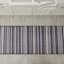 Bistro Grey Striped Washable Kitchen Runner with Gelback, 2x5