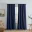 Eastwood Navy Thermal Weave Room Darkening Curtain Panel, 84"