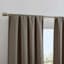 Eastwood Taupe Thermal Weave Room Darkening Curtain Panel, 84"