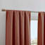Eastwood Rust Thermal Weave Room Darkening Curtain Panel, 84"