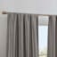 Jordana Light Grey Thermal Weave Room Darkening Curtain Panel, 84"
