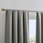 Faye Grey Thermal Weave Room Darkening Curtain Panel, 84"