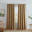 Faye Jojoba Thermal Weave Room Darkening Curtain Panel, 84"