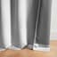 Alyssa Light Grey Thermal Weave Room Darkening Curtain Panel, 84"