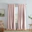 Alyssa Blush Thermal Weave Room Darkening Curtain Panel, 84"