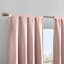 Alyssa Blush Thermal Weave Room Darkening Curtain Panel, 84"
