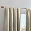 Alyssa Taupe Thermal Weave Room Darkening Curtain Panel, 84"