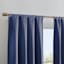Alyssa Blue Thermal Weave Room Darkening Curtain Panel, 84"