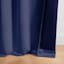 Alyssa Blue Thermal Weave Room Darkening Curtain Panel, 84"
