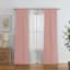 4-Pack Ryder & Kelso Blush Light Filtering Curtain Panels, 84"