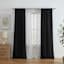 4-Pack Ryder & Oakfield Black Light Filtering Curtain Panel Set, 84"