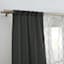 4-Pack Ryder & Northport Black Embroidered Light Filtering Curtain Panels, 84"