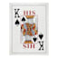 King Card Canvas Wall Art, 12x16