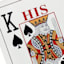 King Card Canvas Wall Art, 12x16
