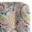 Paisley Chili Outdoor Wicker Settee Cushion