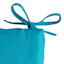 Turquoise Canvas Outdoor Square Seat Cushion