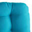 Turquoise Canvas Outdoor Wicker Settee Cushion