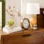 Honeybloom Yellow Ceramic Urn Small Table Lamp with Shade, 20"