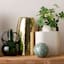 Found & Fable White Vase with Wrapped Handles, 8.3"