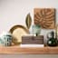 Gold Leaf Pedestal Decor, 11"