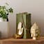Found & Fable Gold Buddha Head Figurine, 4x7