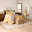 (B871) Honeybloom Brown & Natural Checkered Jute Area Rug, 8x10