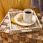 Honeybloom Speckled Ceramic Salad Plate