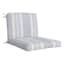 Calisto Pinstripe Outdoor Hinged Cushion