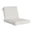 Tristan Heather White Premium Outdoor Hinged Cushion